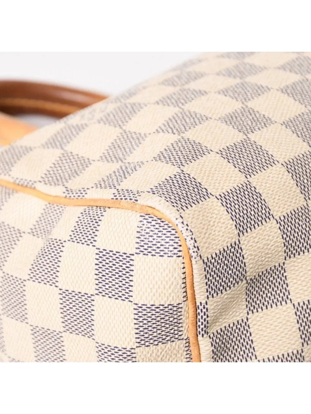 Louis Vuitton Handbag Speedy 25 Damier Azur White Navy